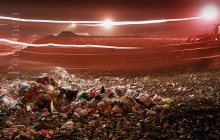 Kuvituskuva, jäteongelma.